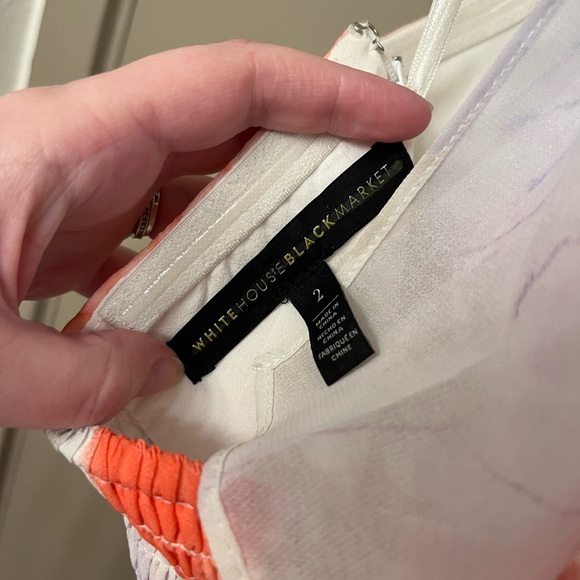 White House Black Market Floral Dress - Picture 4 of 4